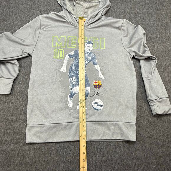 Lionel Messi #10 Hoodie Youth Size‎ Large FCB Futbol Club Barcelona Lightweight - Picture 6 of 9